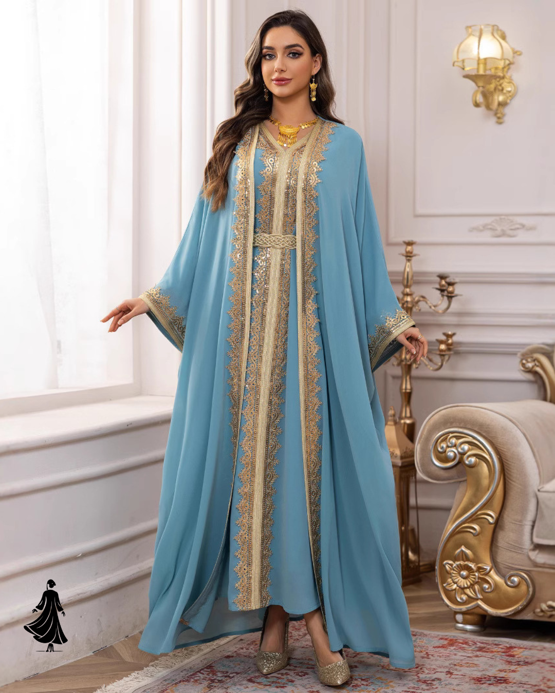 Pretty Modest Belted Dress – Middle Eastern Everyday Glam