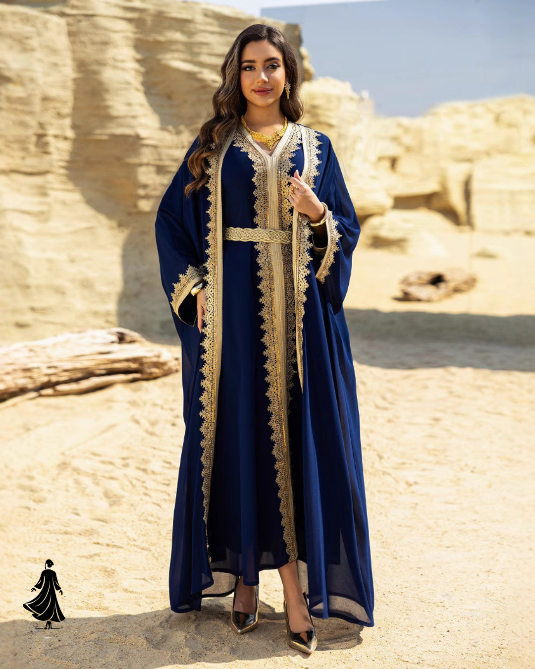 Pretty Modest Belted Dress – Middle Eastern Everyday Glam