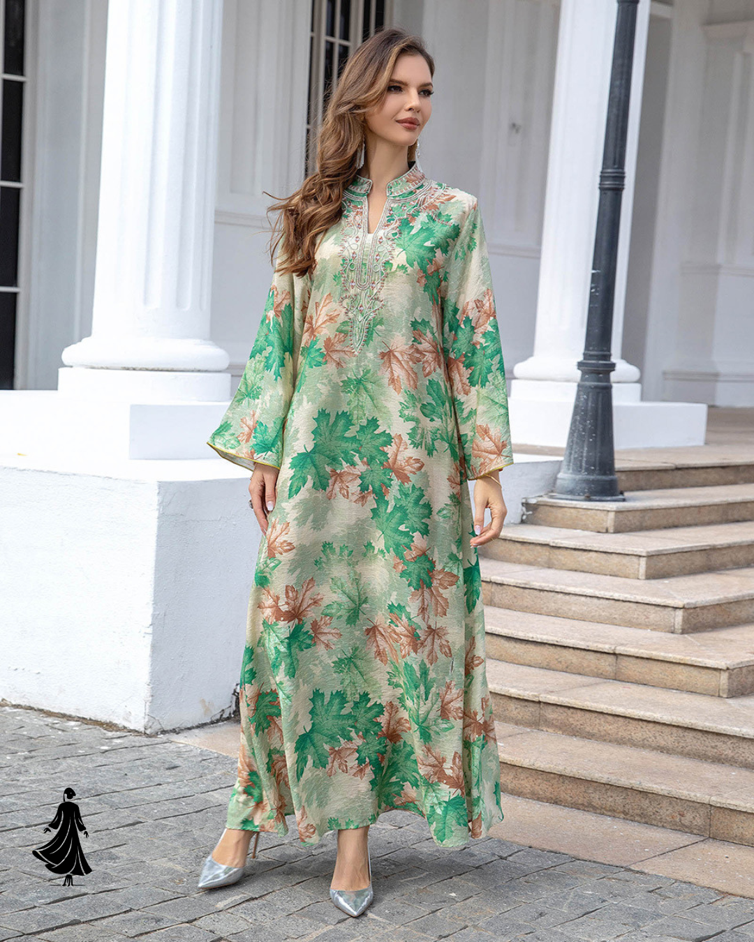 Pretty Embroidered Modest Dress – Stylish Everyday & Special Occasions