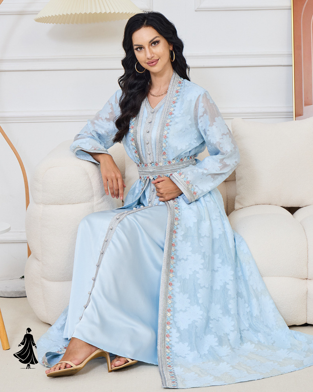 Lovely Two-Piece Modest Dress – Elegant Muslim Style for Every Occasion