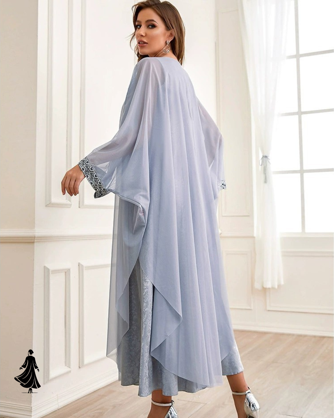 Graceful Embroidered Abaya – Cozy Autumn Modest Fashion